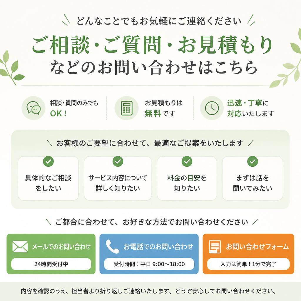7. お問い合わせで始まる未来