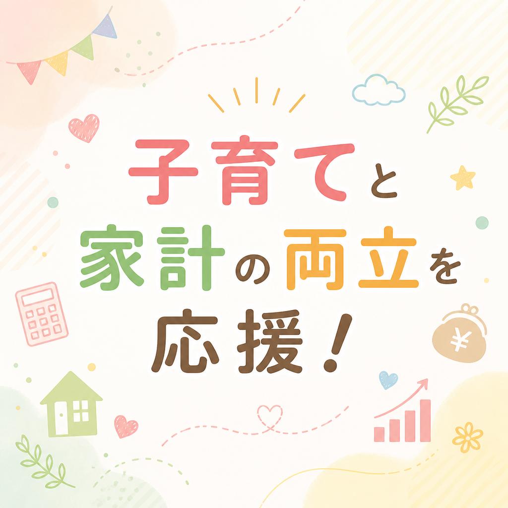 子育てと家計の両立を応援！