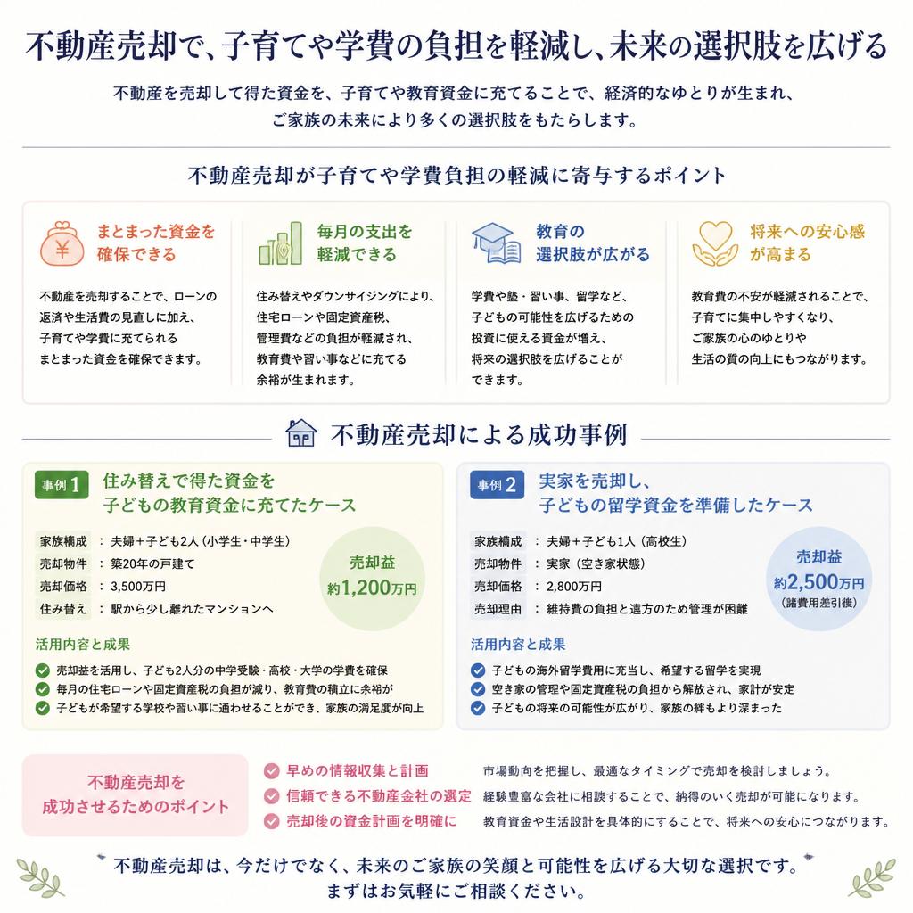 不動産売却を通じて得られるメリット