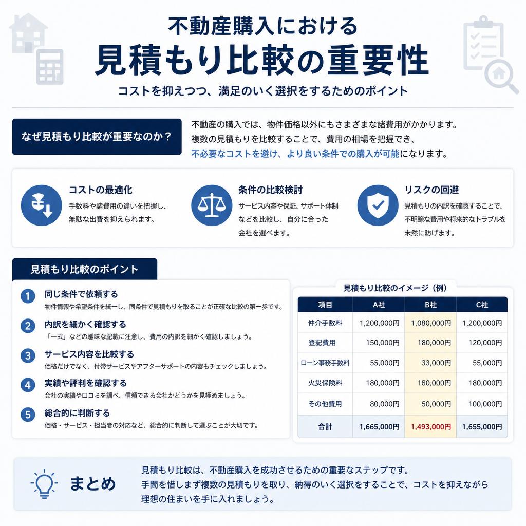 見積もり比較の重要性