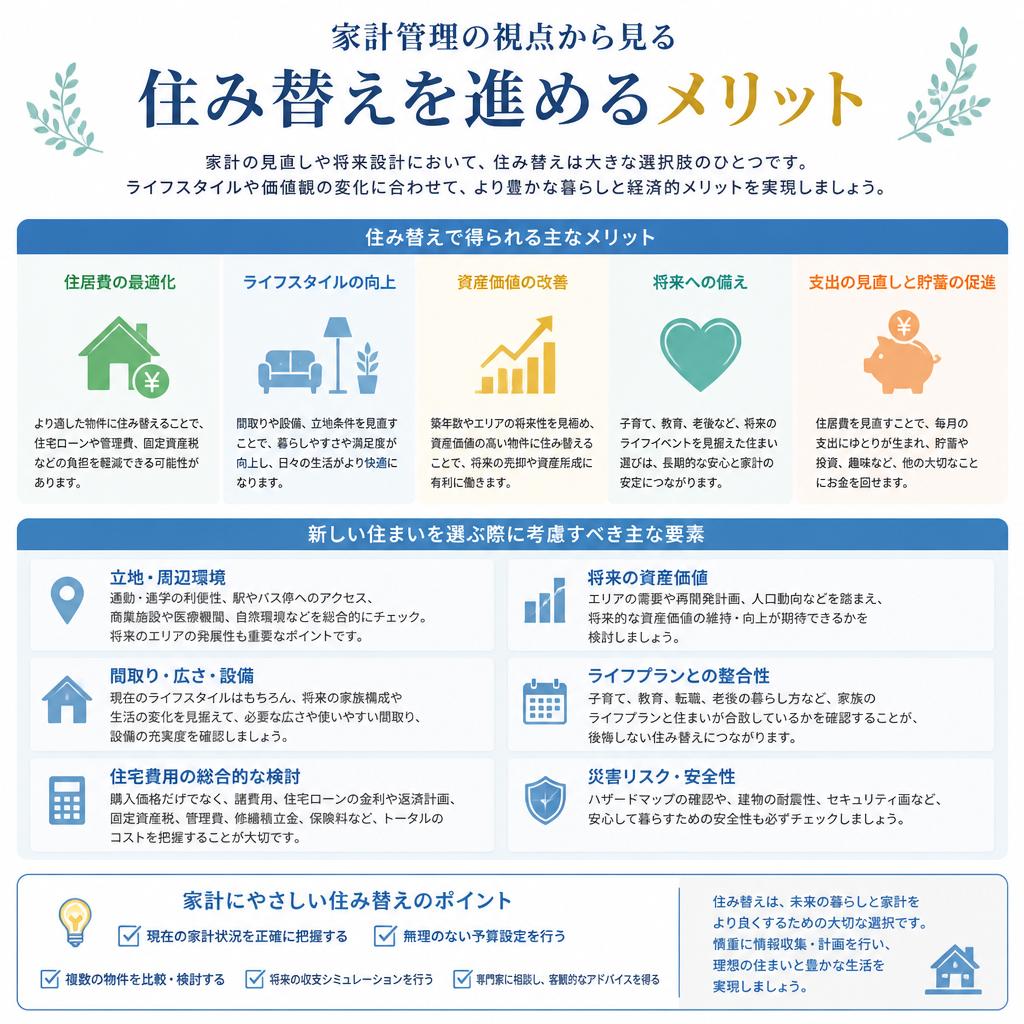 家計管理を意識した住み替え