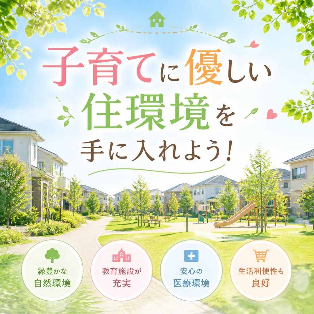 子育てに優しい住環境を手に入れよう！