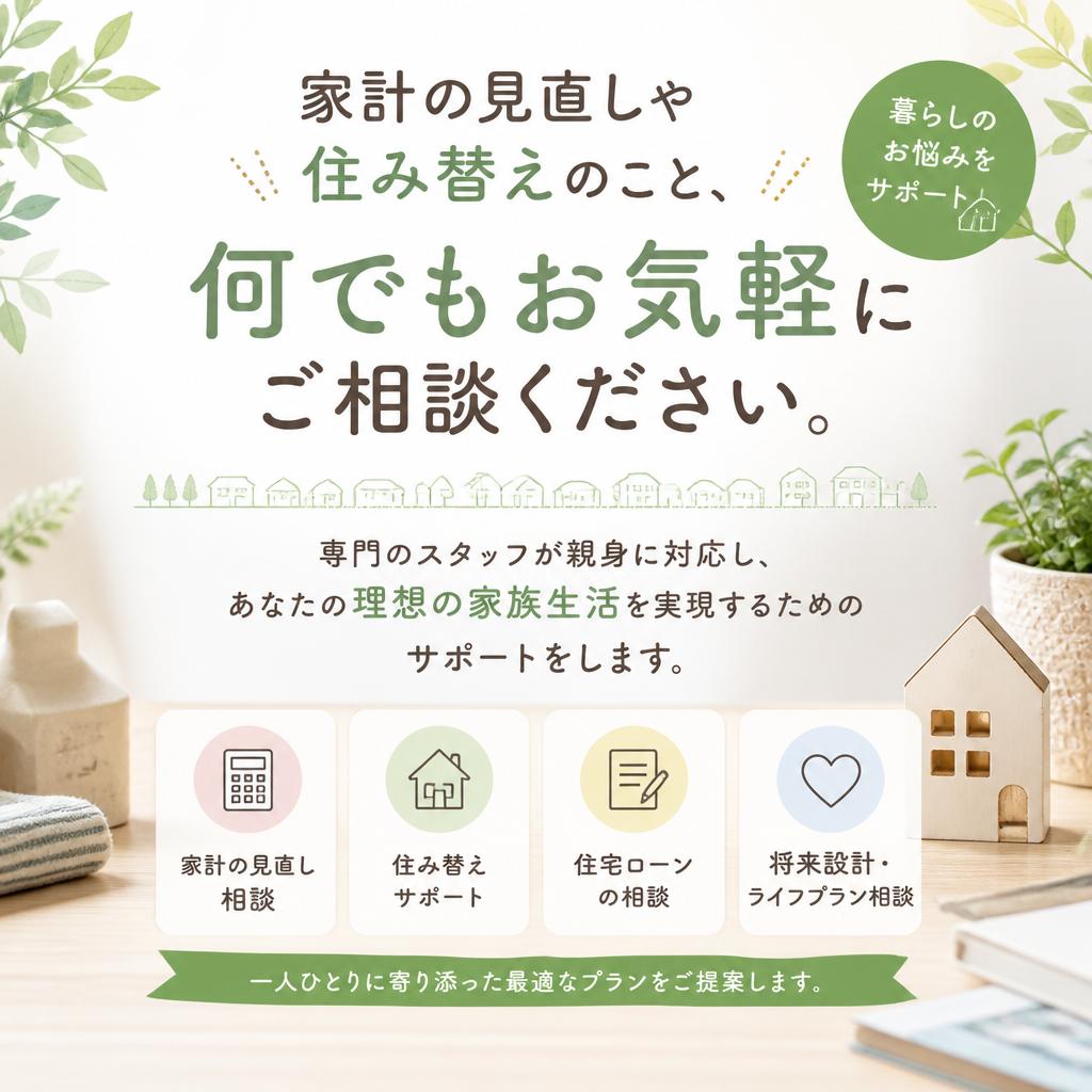 まずは無料相談を！