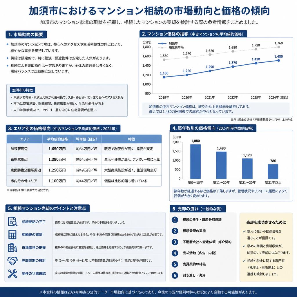 加須市の相続マンション市場の現状