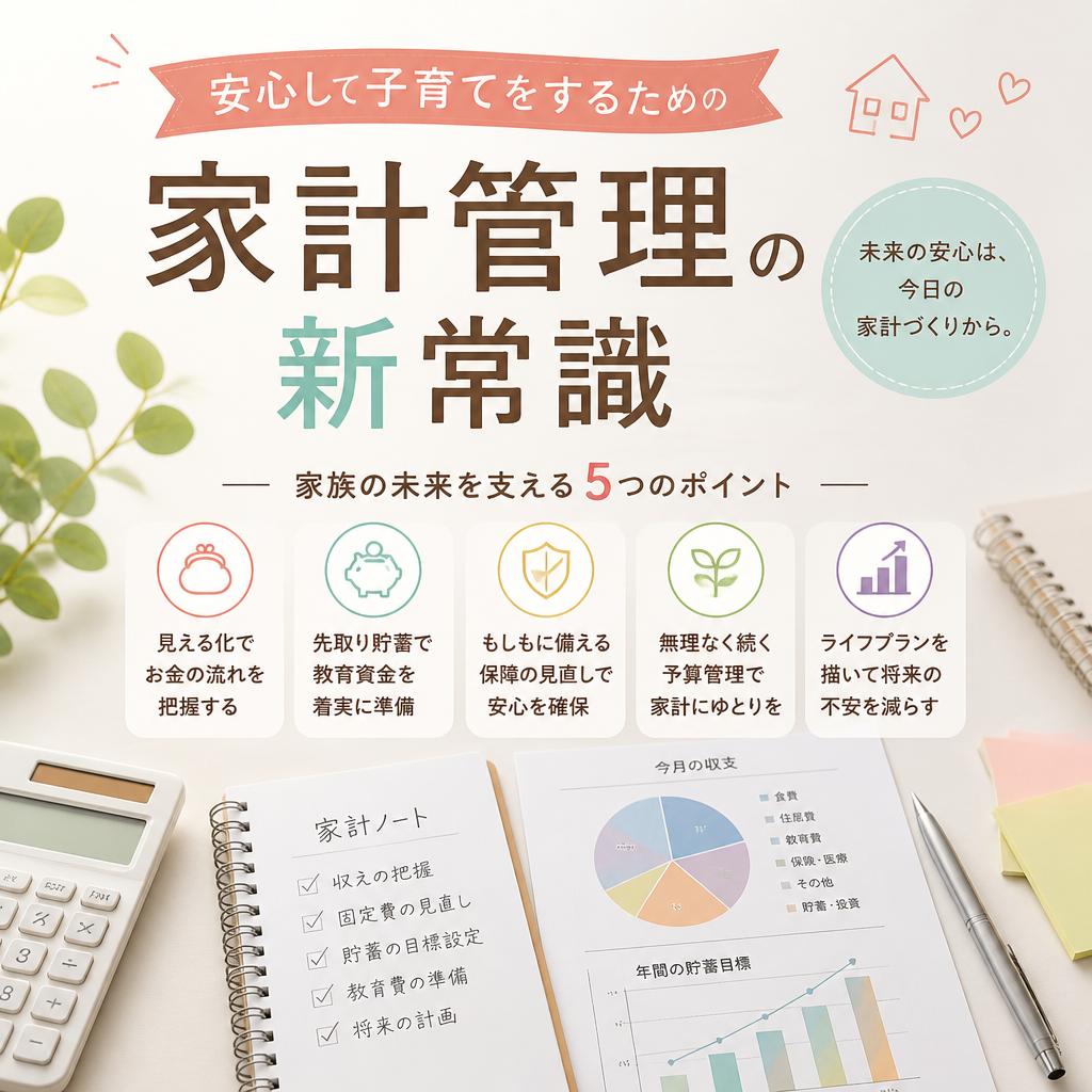 安心して子育てをするための家計管理の新常識