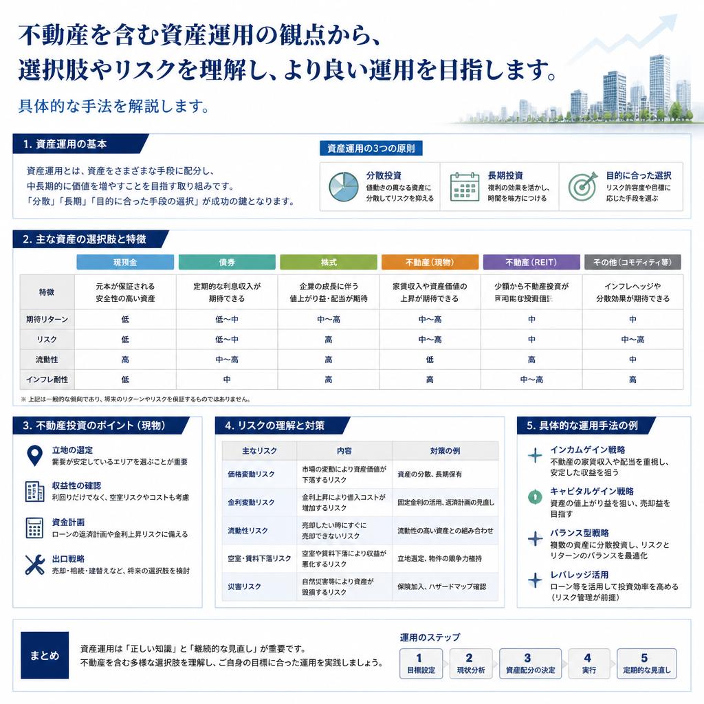 資産運用の選択肢