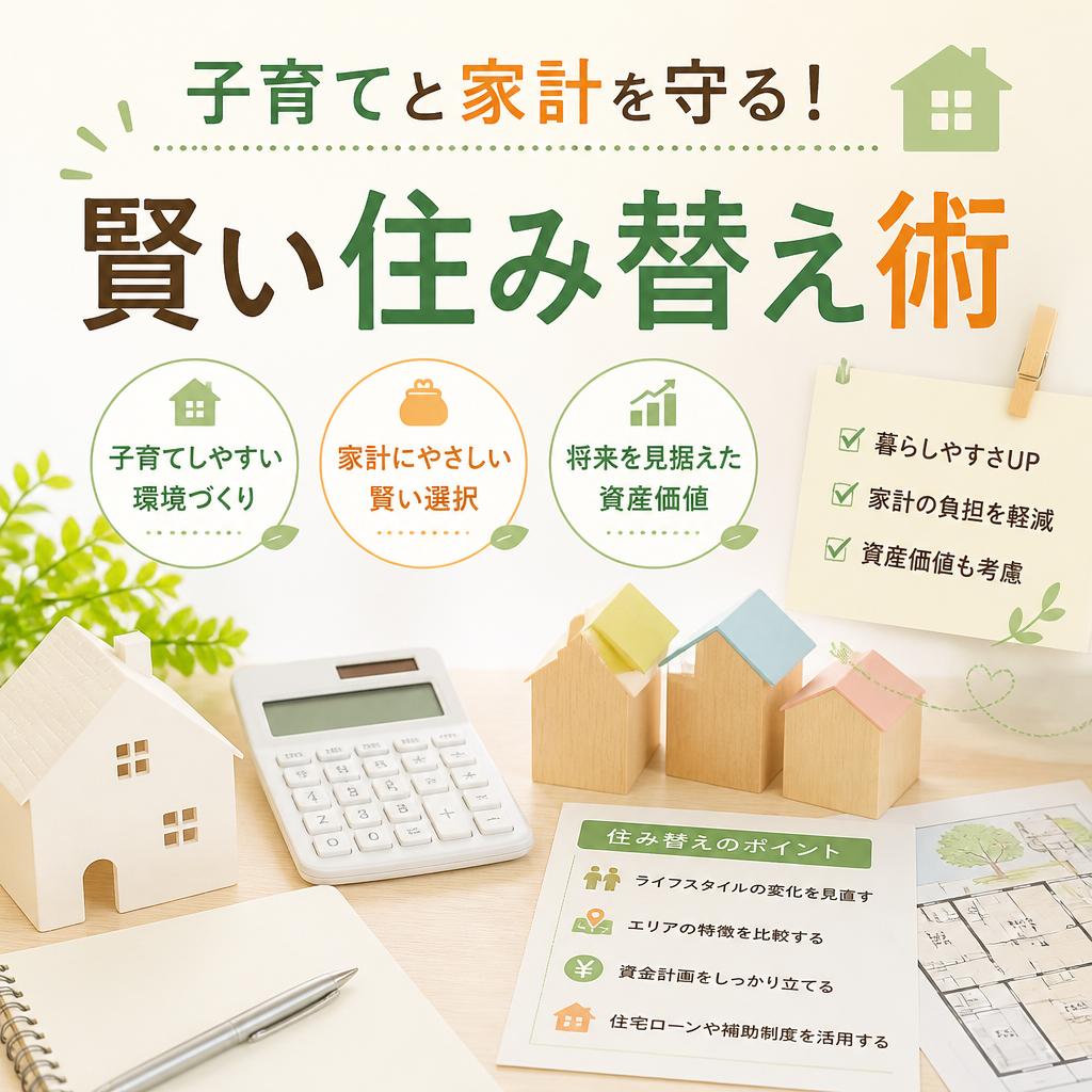子育てと家計を守る！賢い住み替え術