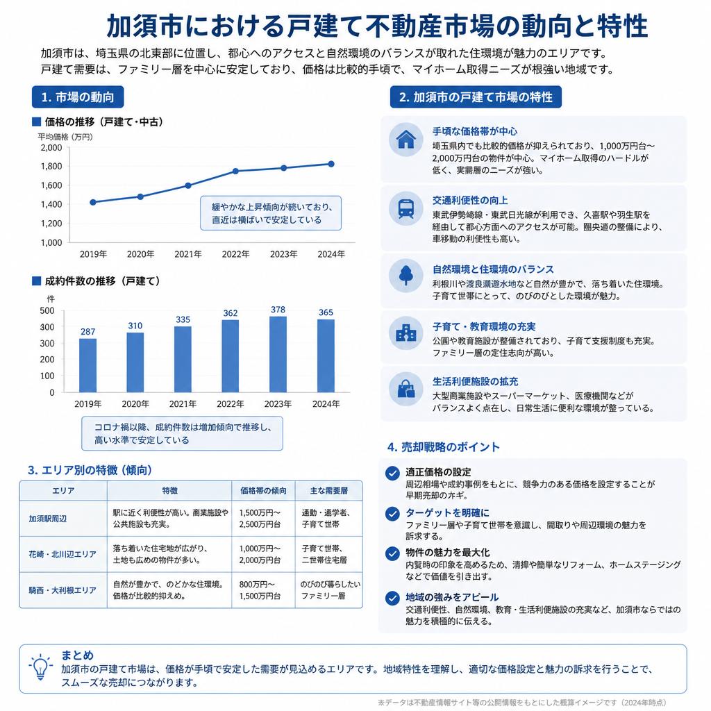 加須市の戸建て市場の現状