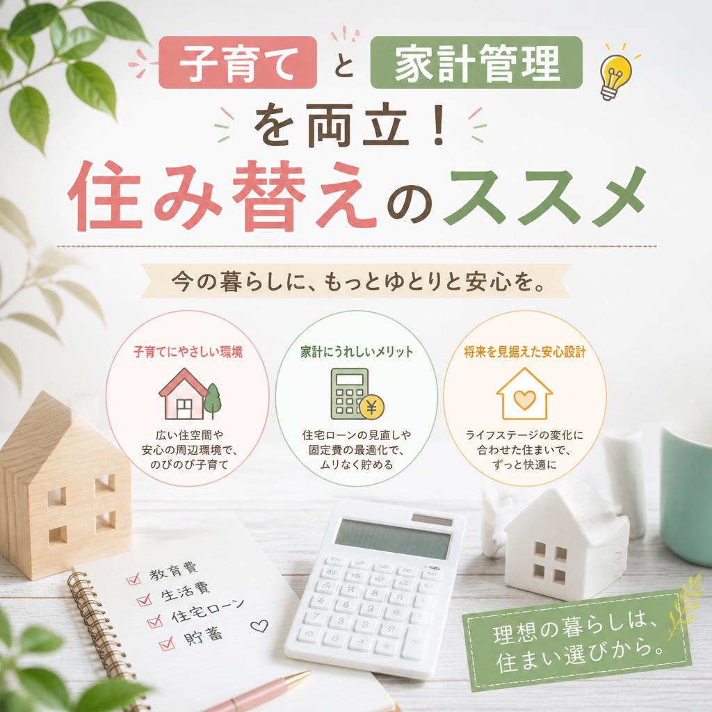 子育てと家計管理を両立！住み替えのススメ