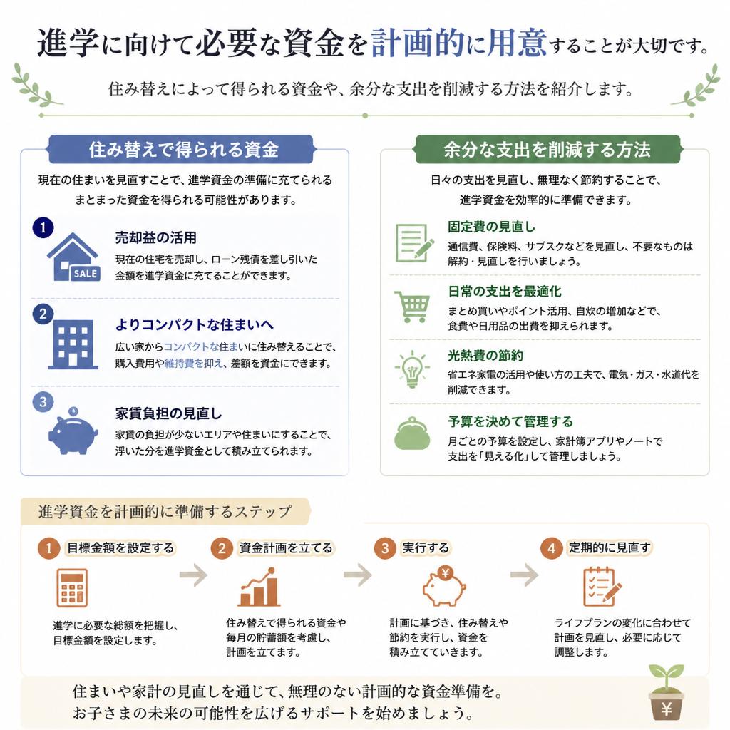 4. 進学資金の準備と住み替えの関連性