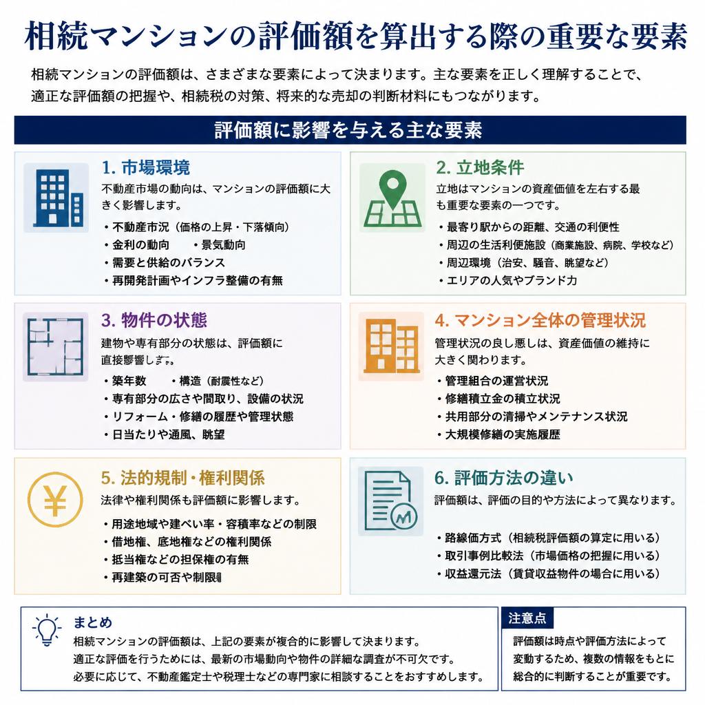 相続マンションの評価額：知っておくべきポイント