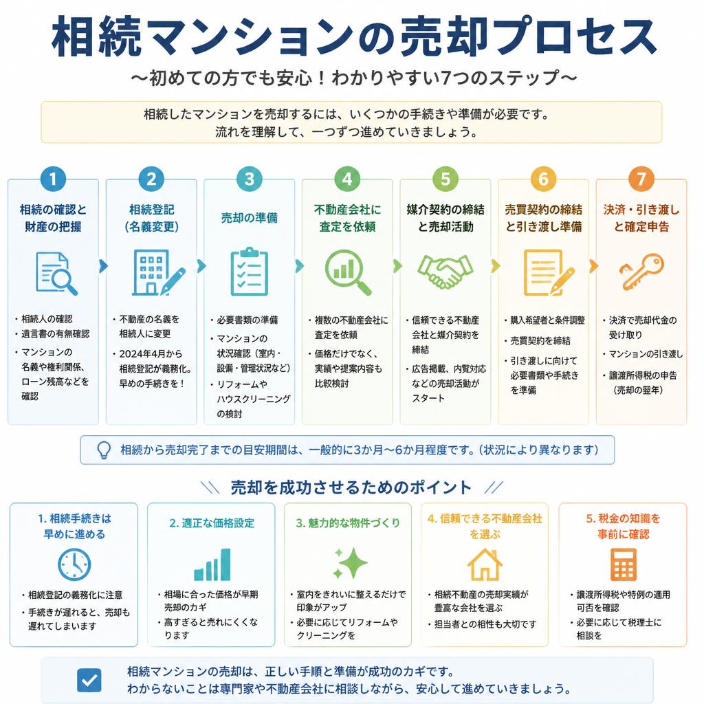 不動産売却の流れとポイント