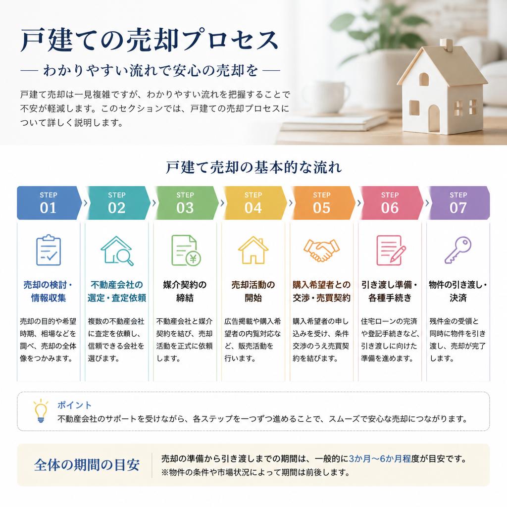戸建て売却の流れ