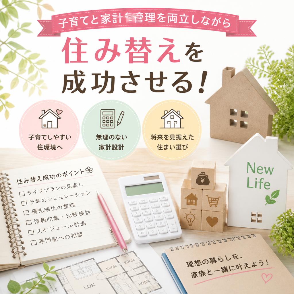 子育てと家計管理を両立しながら住み替えを成功させる！