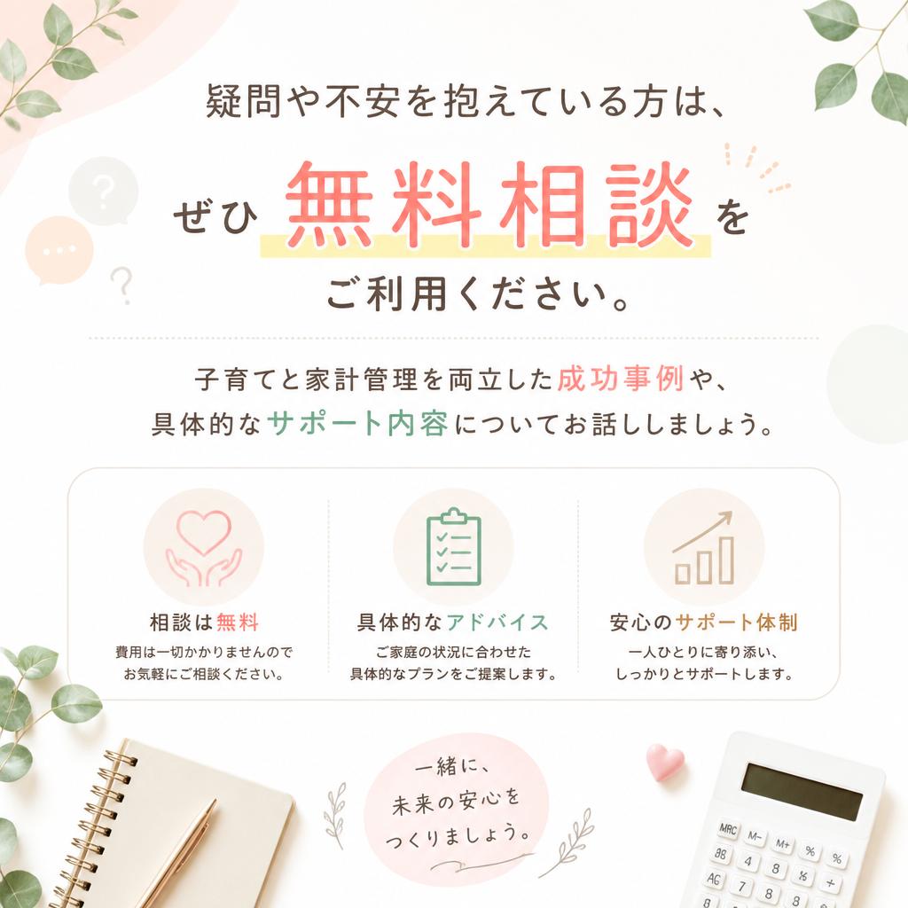 まずは無料相談から！