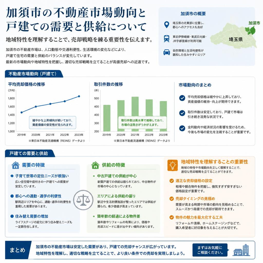 加須市の不動産市場を知る