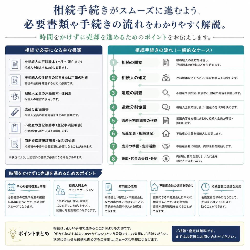 スムーズな相続手続きの流れ