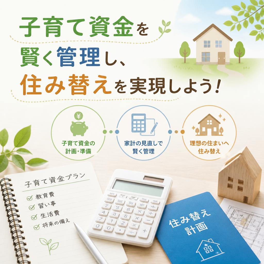 子育て資金を賢く管理し、住み替えを実現しよう！