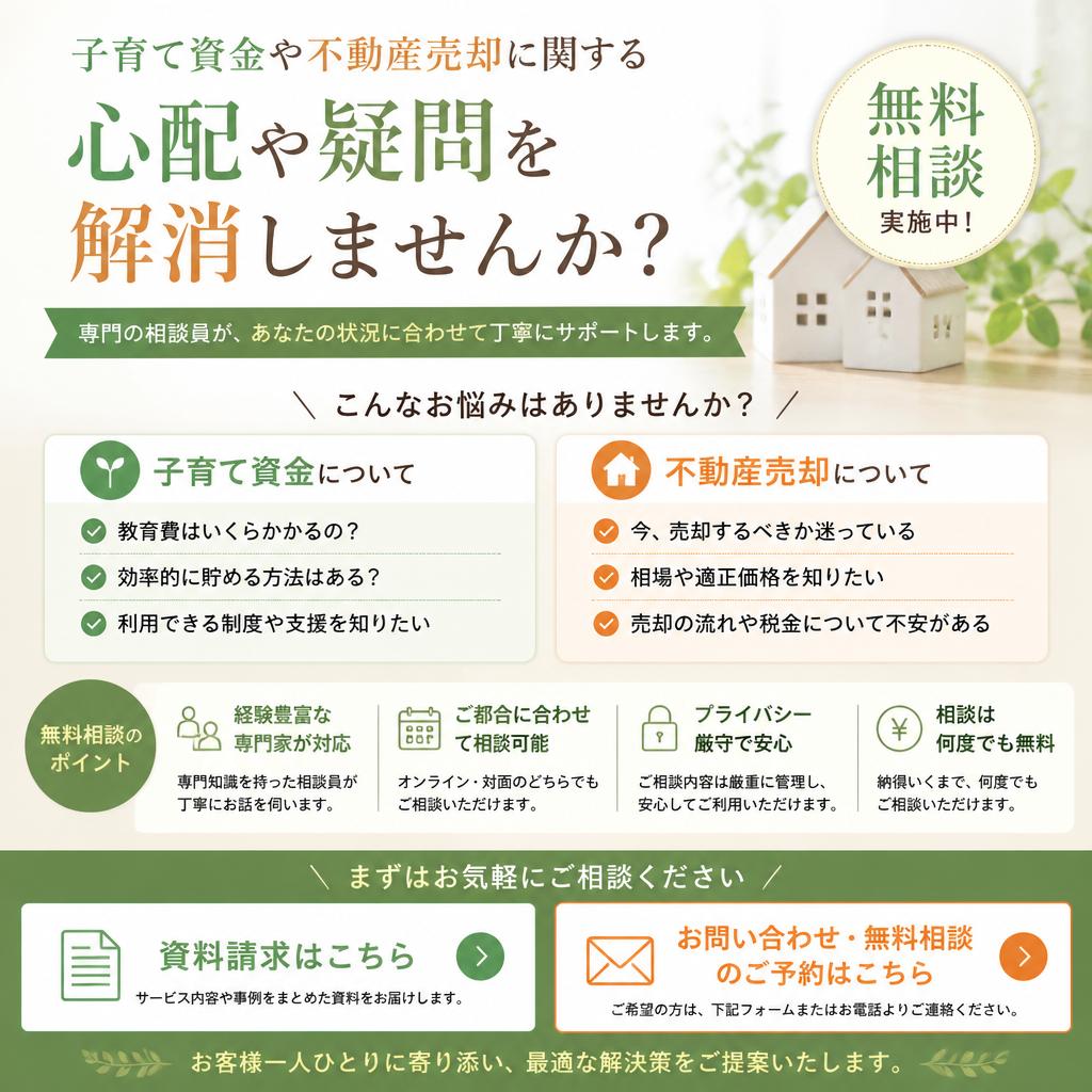 無料相談のお知らせ